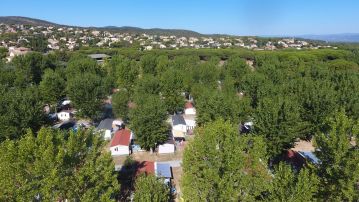 Le Camping vue du ciel