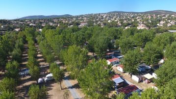 Le Camping vue du ciel