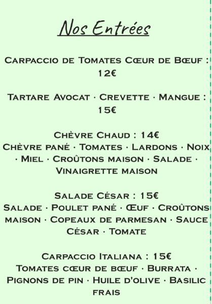 Le restaurant du camping ouvre ses portes