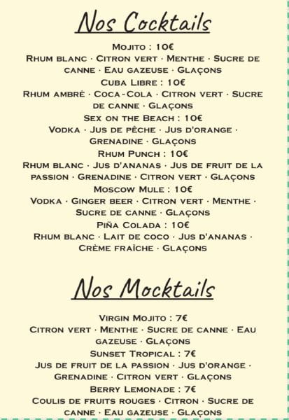 Le restaurant du camping ouvre ses portes